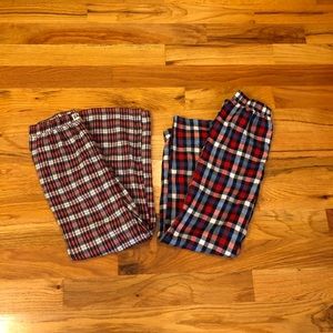 Boys flannel pajama pants (2 pair)